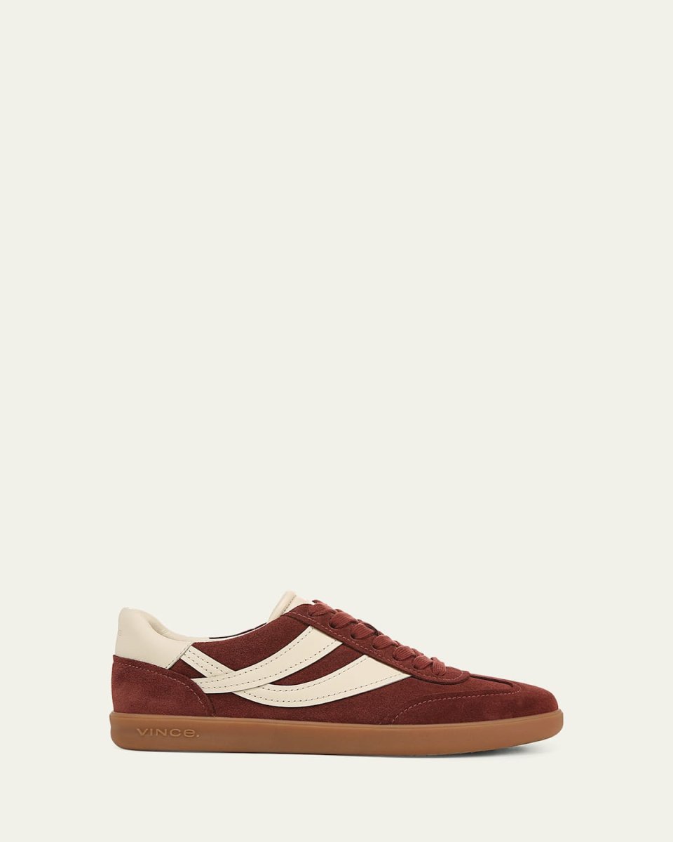Oasis Mixed Leather Retro Sneakers